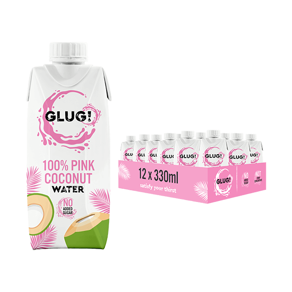 100% Pink Coconut Water multi tray